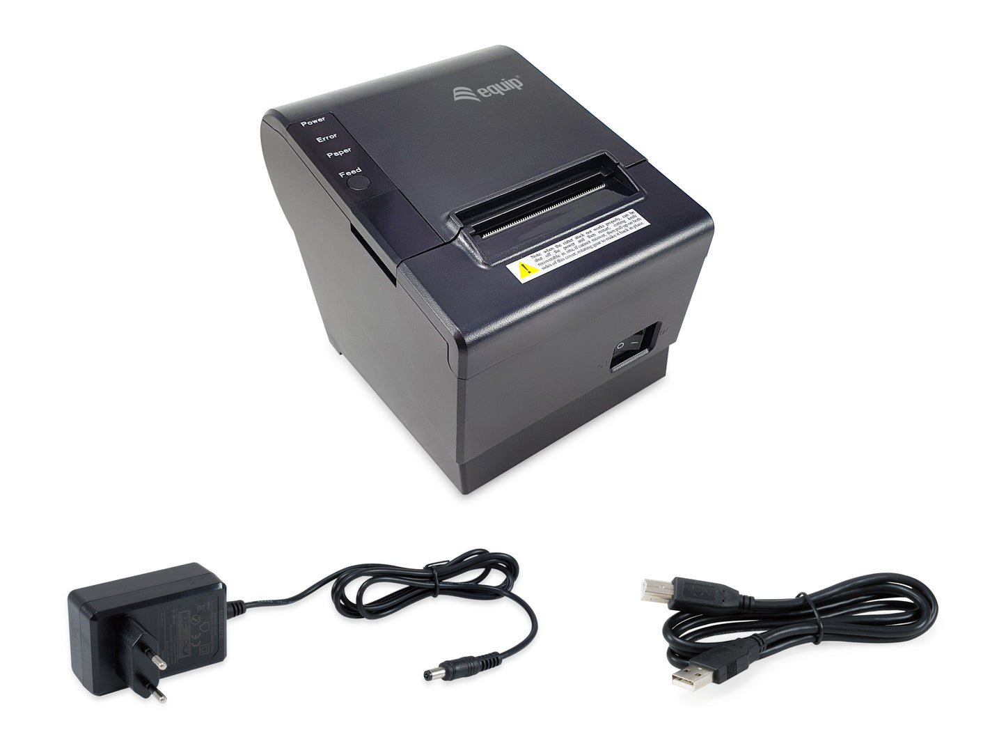 EQUIP 58mm Thermal POS Receipt Printer with Auto Cutter USB/Ethernet/Cash Drawer connection
