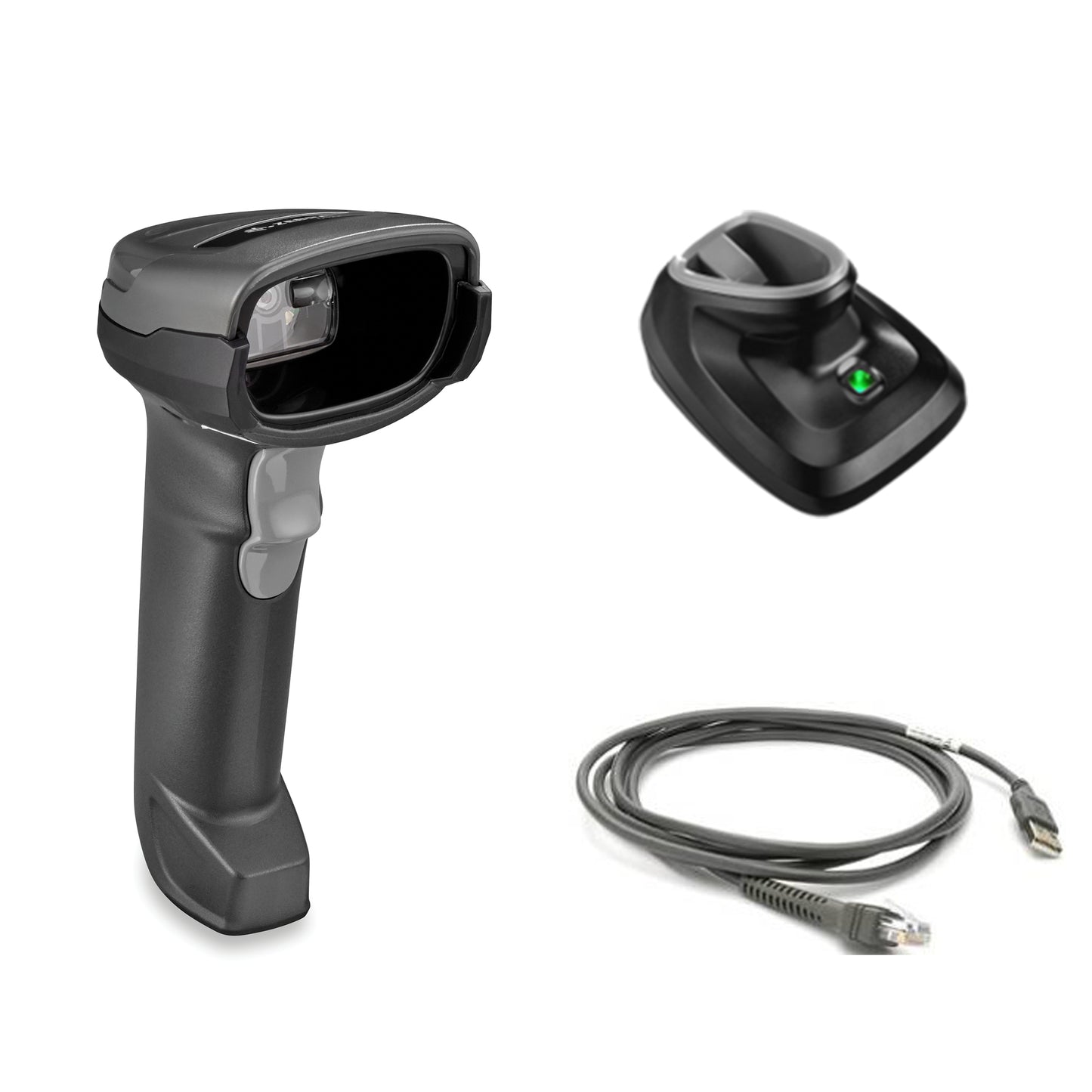 ZEBRA DS2278-SR Handheld Scanner - USB - BT-Cradle