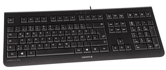 CHERRY KC 1000 - Keyboard - Corded - Swiss QWERTZ - Black