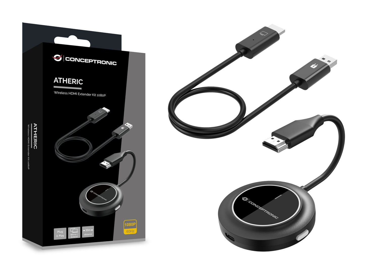 CONCEPTRONIC Wireless HDMI Extender Kit 1080P