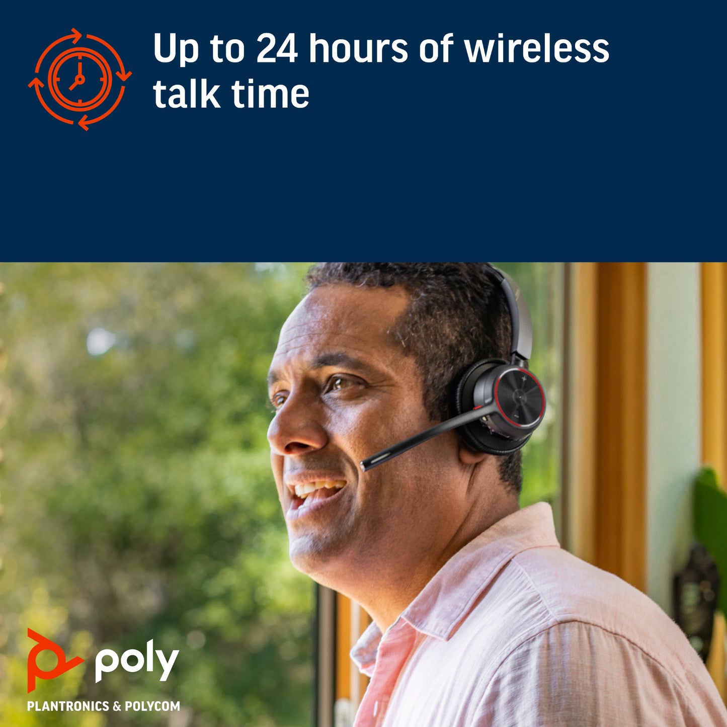 HP INC. Poly Voyager 4320 Microsoft Teams Certified USB-A Headset + BT700 dongle