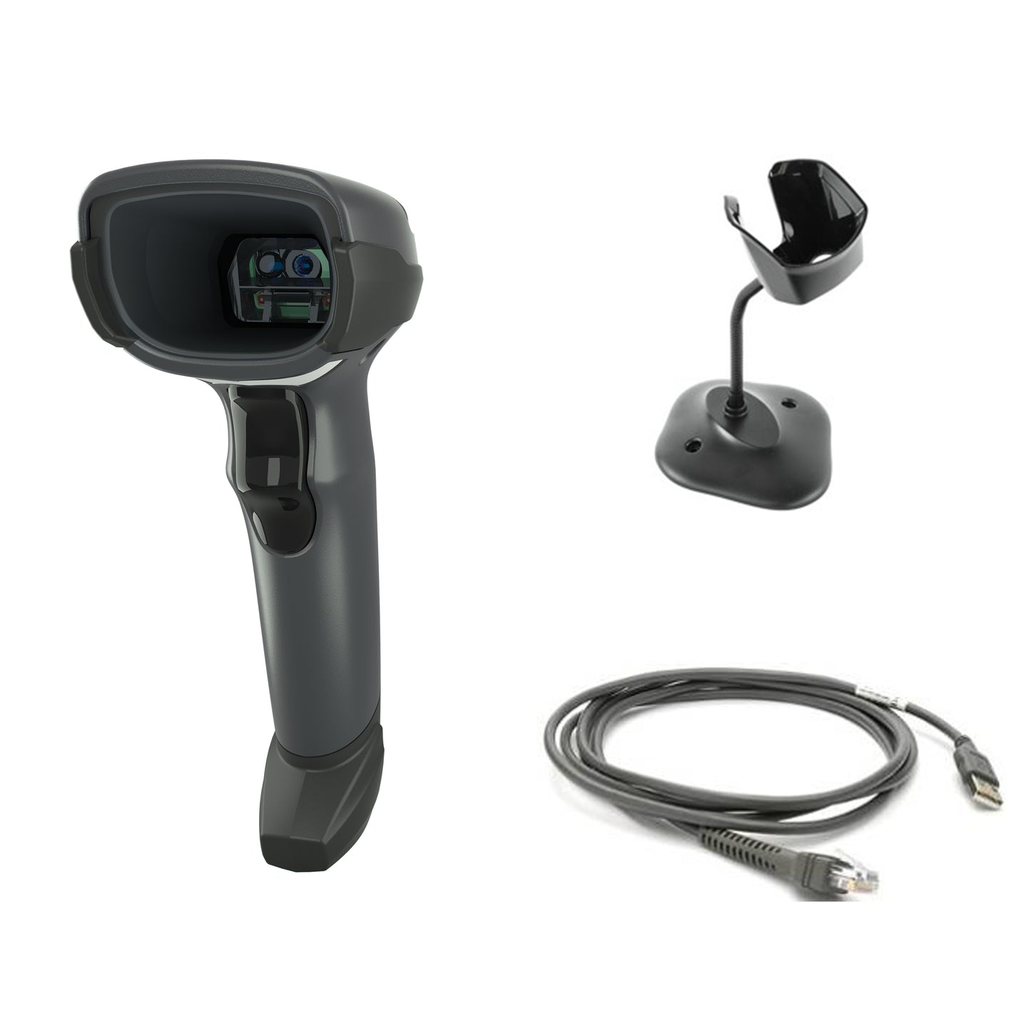 ZEBRA DS4608-SR Handheld Scanner - USB - Stand