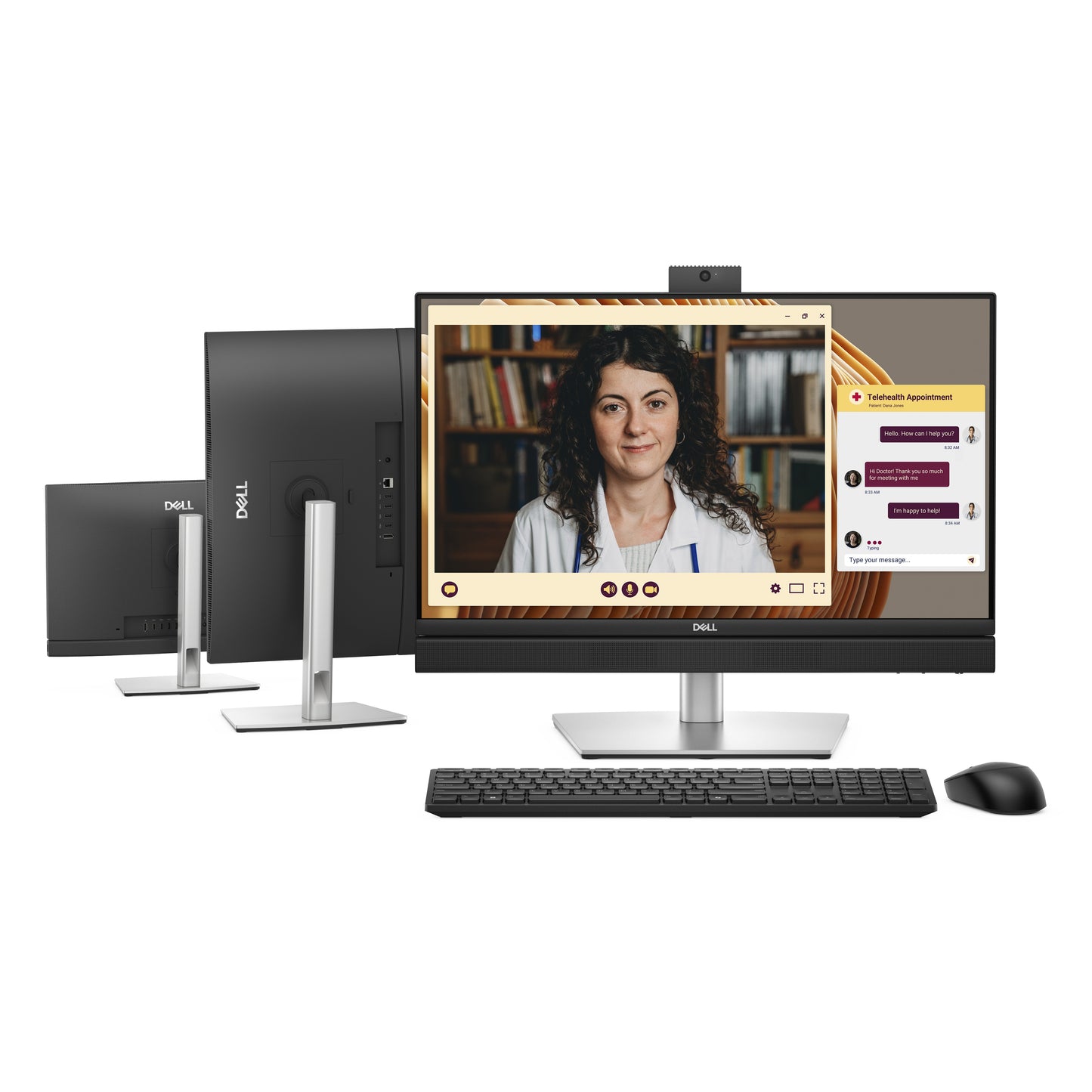 DELL Pro 24 All-in-One - QC24251 - 24 inch - Intel Core i5-14500T - 16GB RAM - 512GB SSD - Windows 11 Pro - RJ45 / Webcam