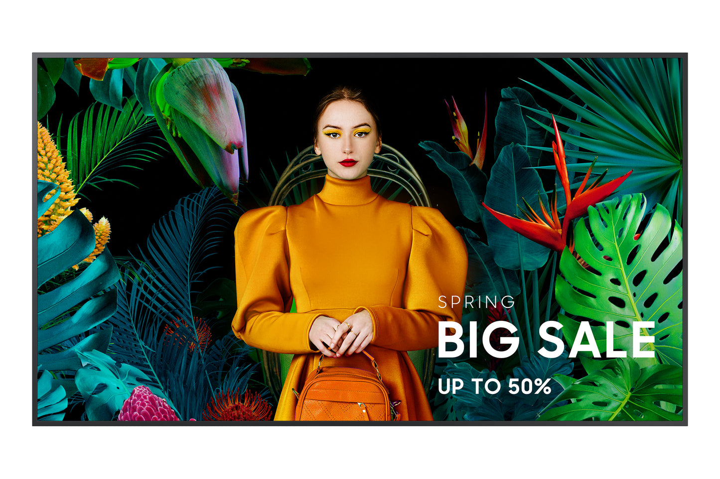 SAMSUNG QBC Series - 65 inch - 4K Professional Smart Signage Display - 16/7