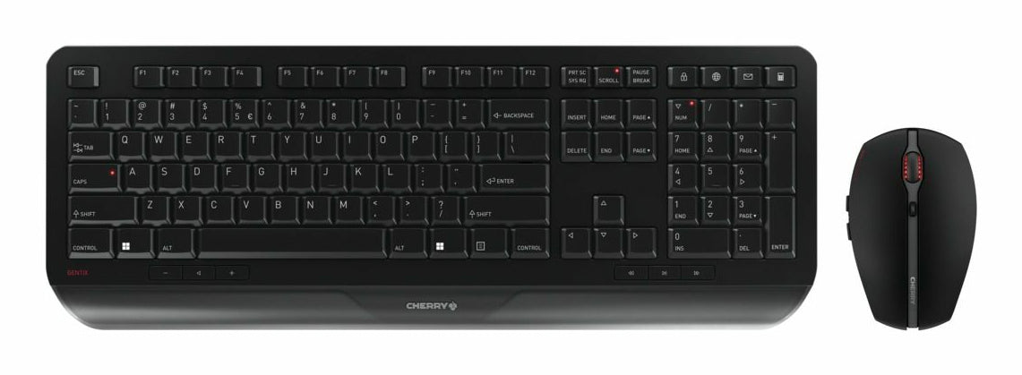 CHERRY GENTIX - Desktop set - Wireless - QWERTY - Black