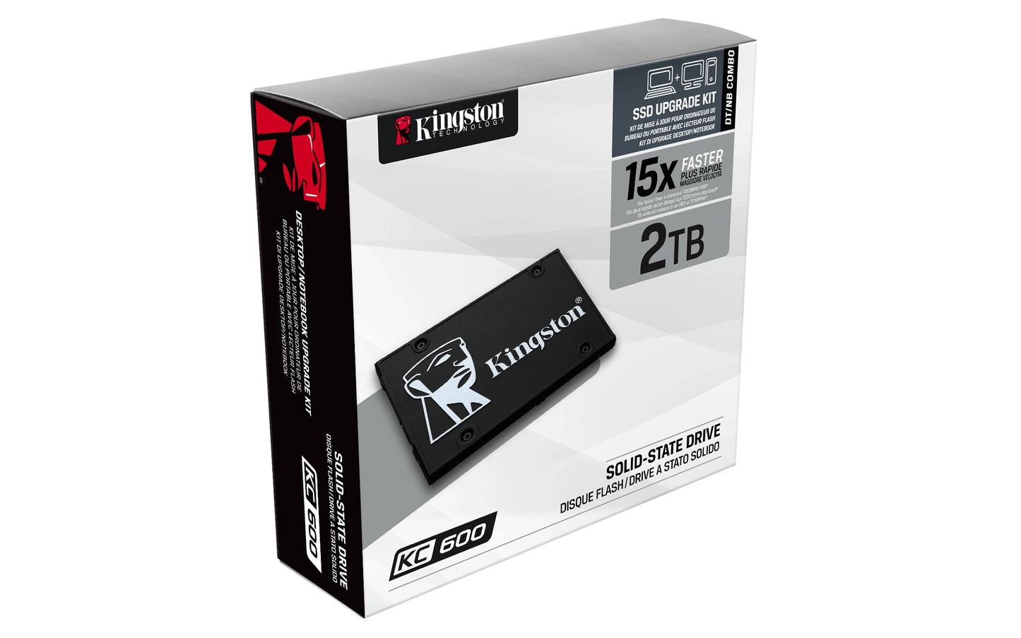 KINGSTON KC600 SSD 2TB - SATA 6Gb/s - 2.5 inch
