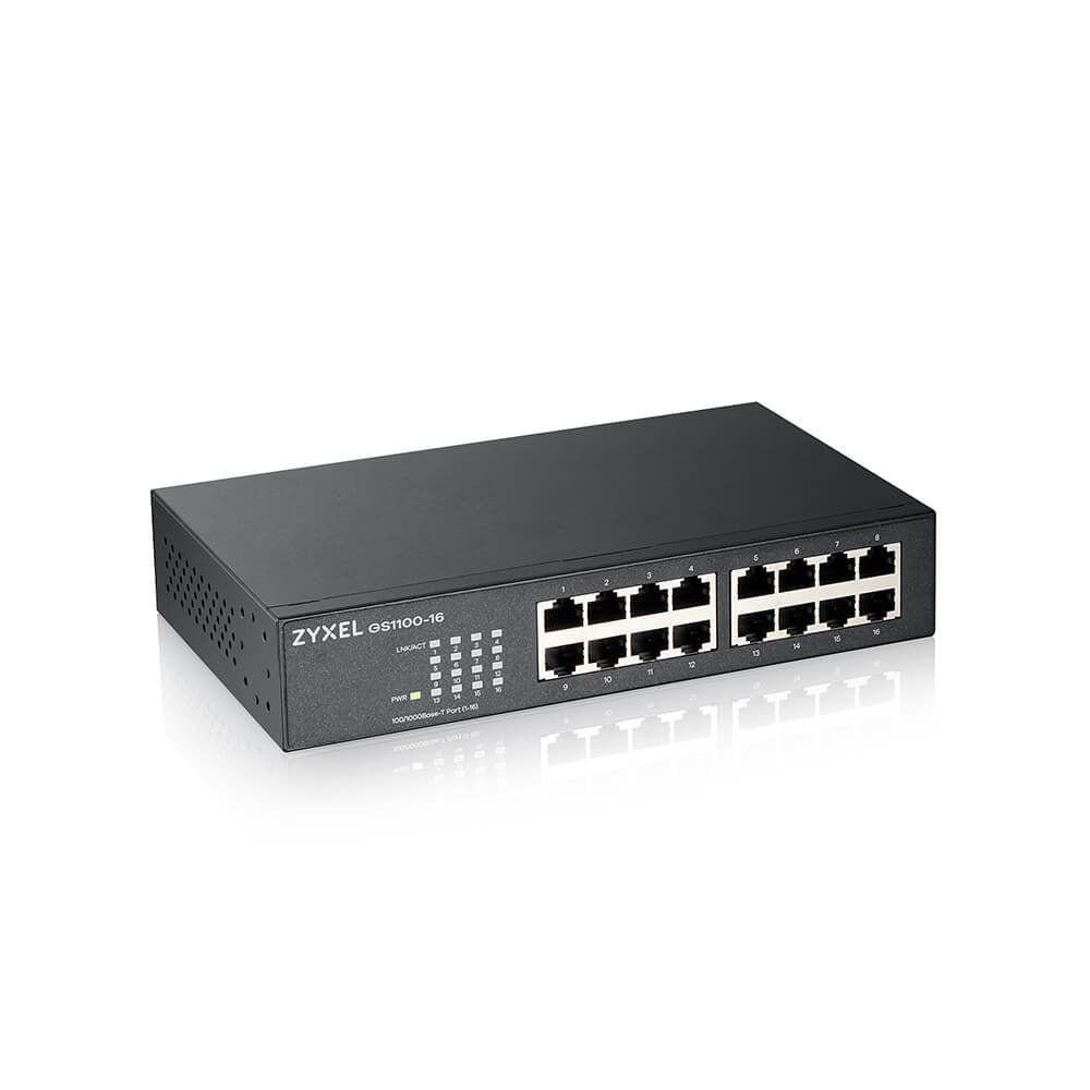ZYXEL 16-Port Gigabit Ethernet Unmanaged Switch