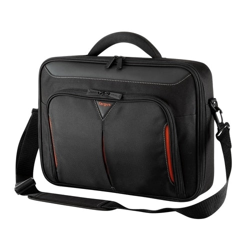 TARGUS 14 inch Classic Clamshell Laptop Case - Black/Red