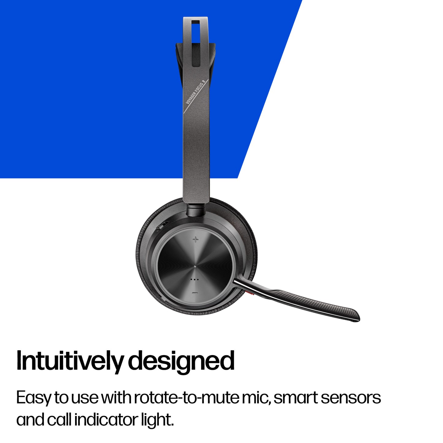 HP INC. Poly Voyager Focus 2 USB-C-C Headset + USB-C/A Adapter