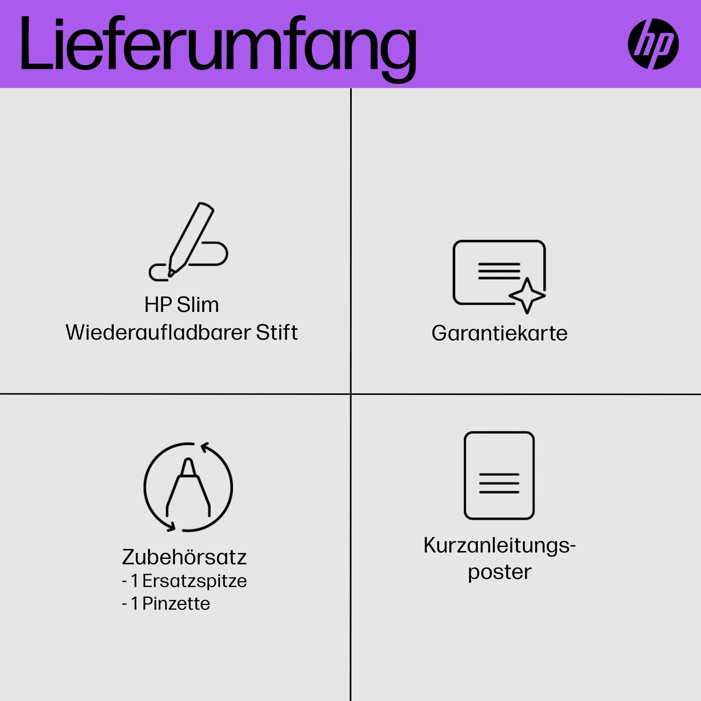 HP INC. Slim Rechargeable Pen