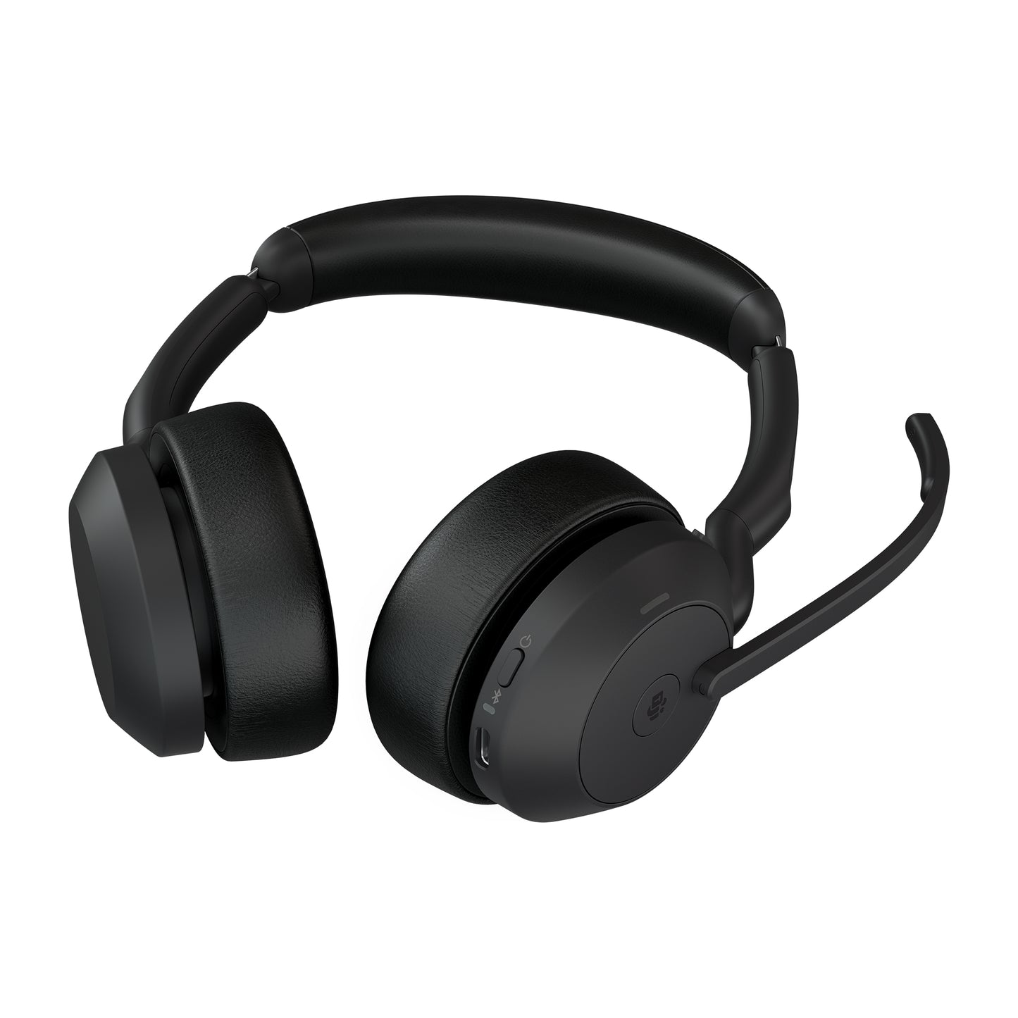 JABRA Evolve2 55 - MS Stereo - Headset - USB-A - with charging stand