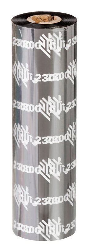 ZEBRA Ribbon - Black - Thermal Transfer - 110 mm x 74 m Ribbon Size - (12-pack)