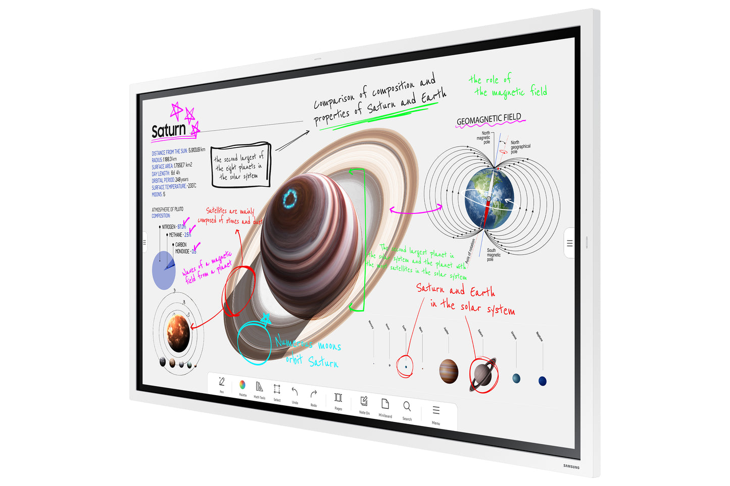 SAMSUNG WMB Series - Flip Pro - 65 inch Touch - 4K Ultra HD Interactive Display - 16/7