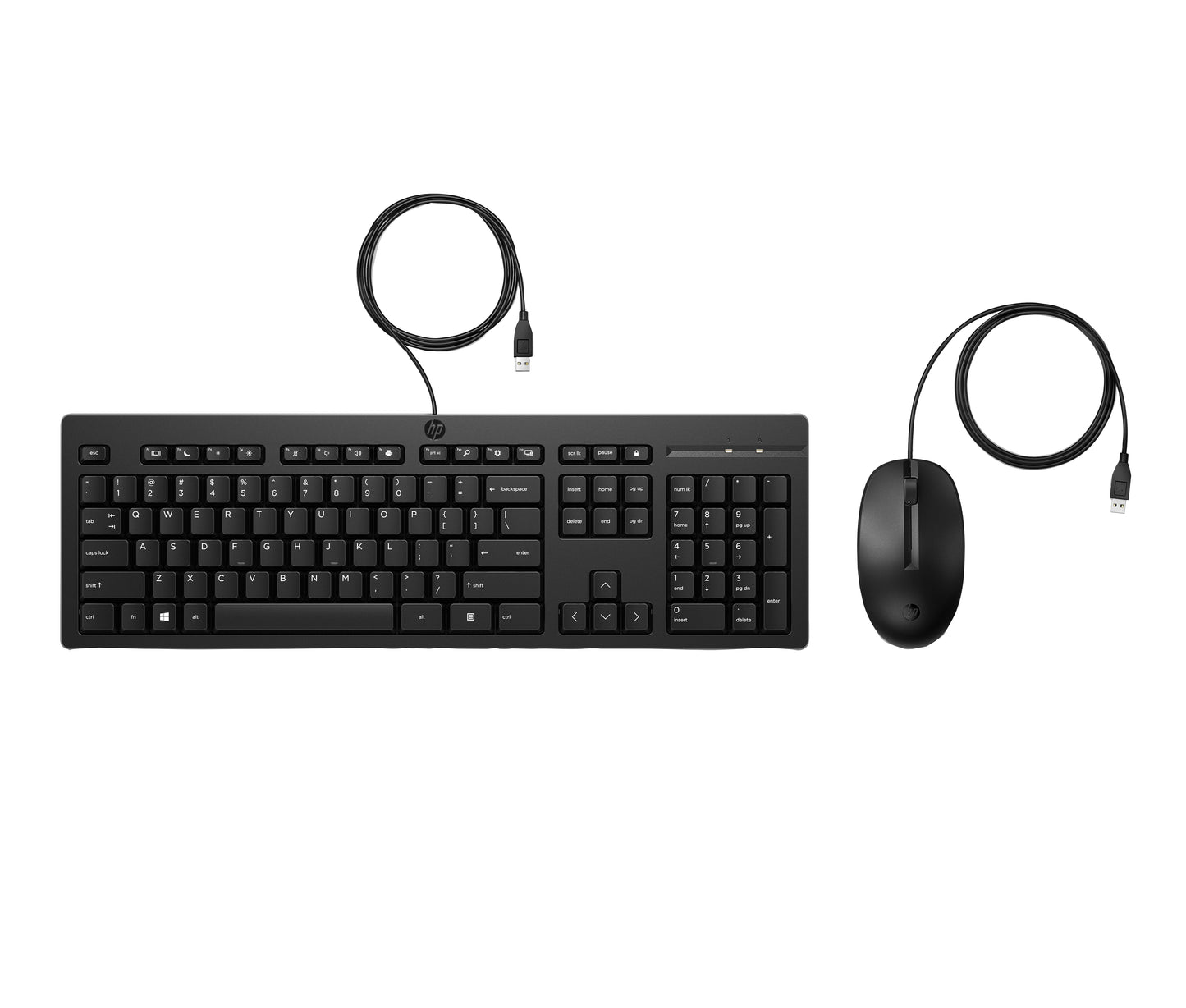 HP INC. 225 Wired Keyboard and Mouse Set - QWERTY