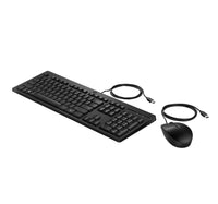 HP INC. 225 Wired Keyboard and Mouse Set - QWERTY