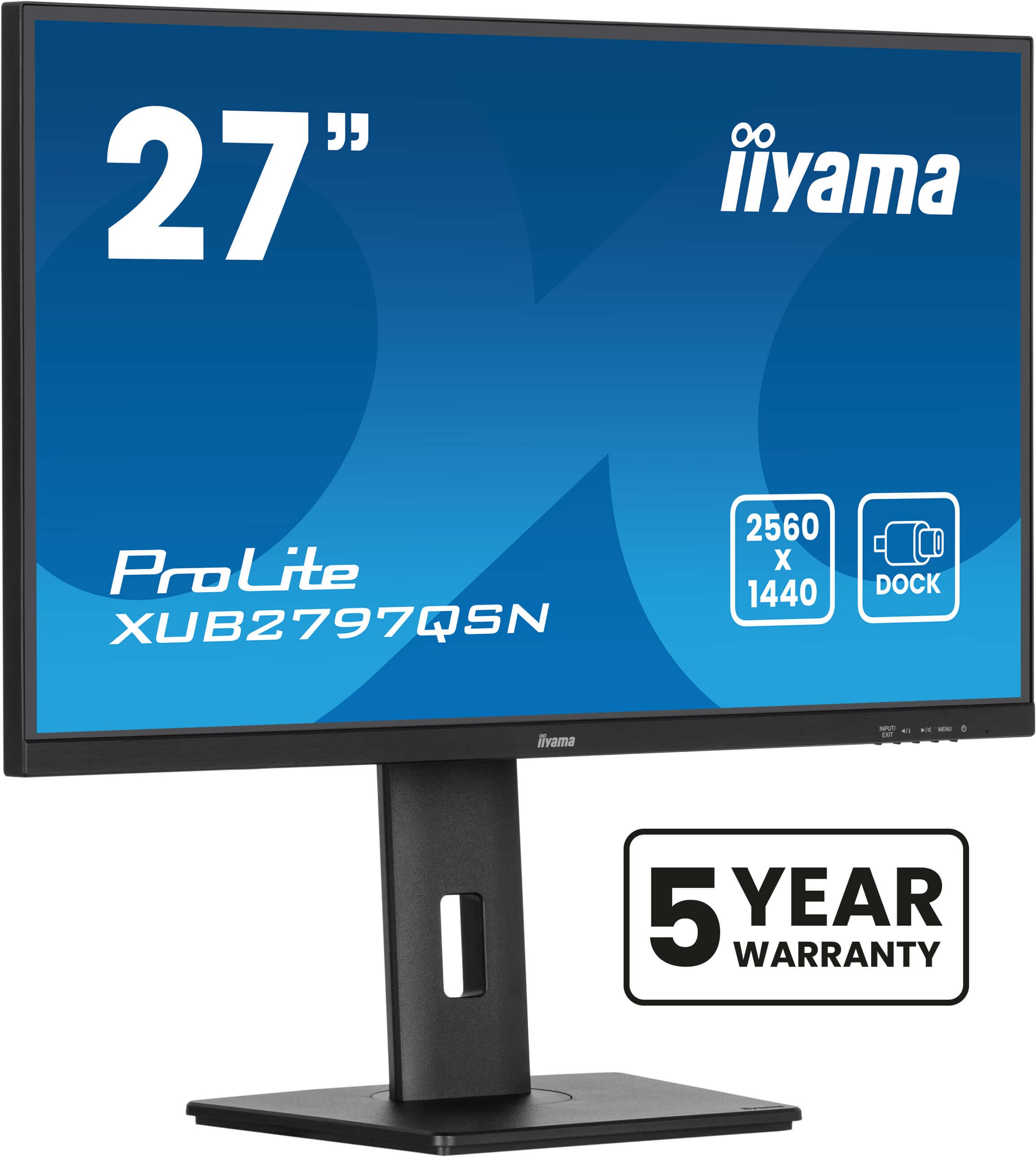 IIYAMA ProLite 27 inch - Quad HD IPS LED Monitor - 2560x1440 - Pivot / HAS