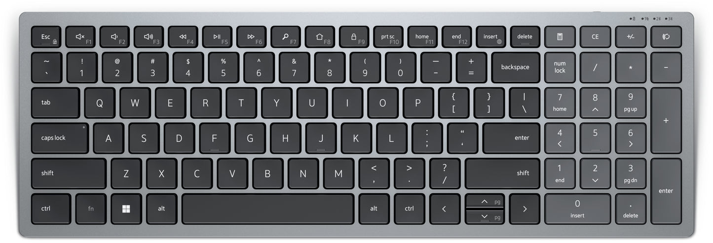 DELL KB740 - Compact Multi-Device Wireless Keyboard and Mouse - QWERTY US
