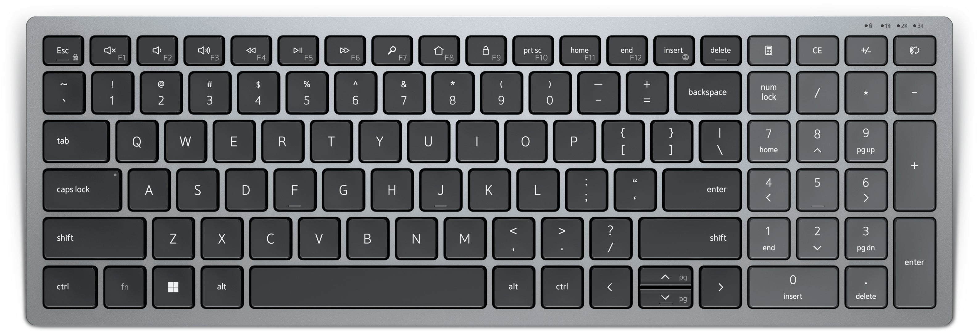 DELL KB740 - Compact Multi-Device Wireless Keyboard and Mouse - QWERTY US