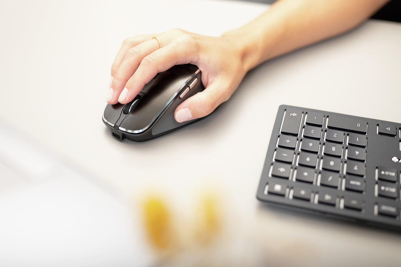 CHERRY DW 9500 SLIM - Desktop set - Wireless - QWERTY SPAIN - Black
