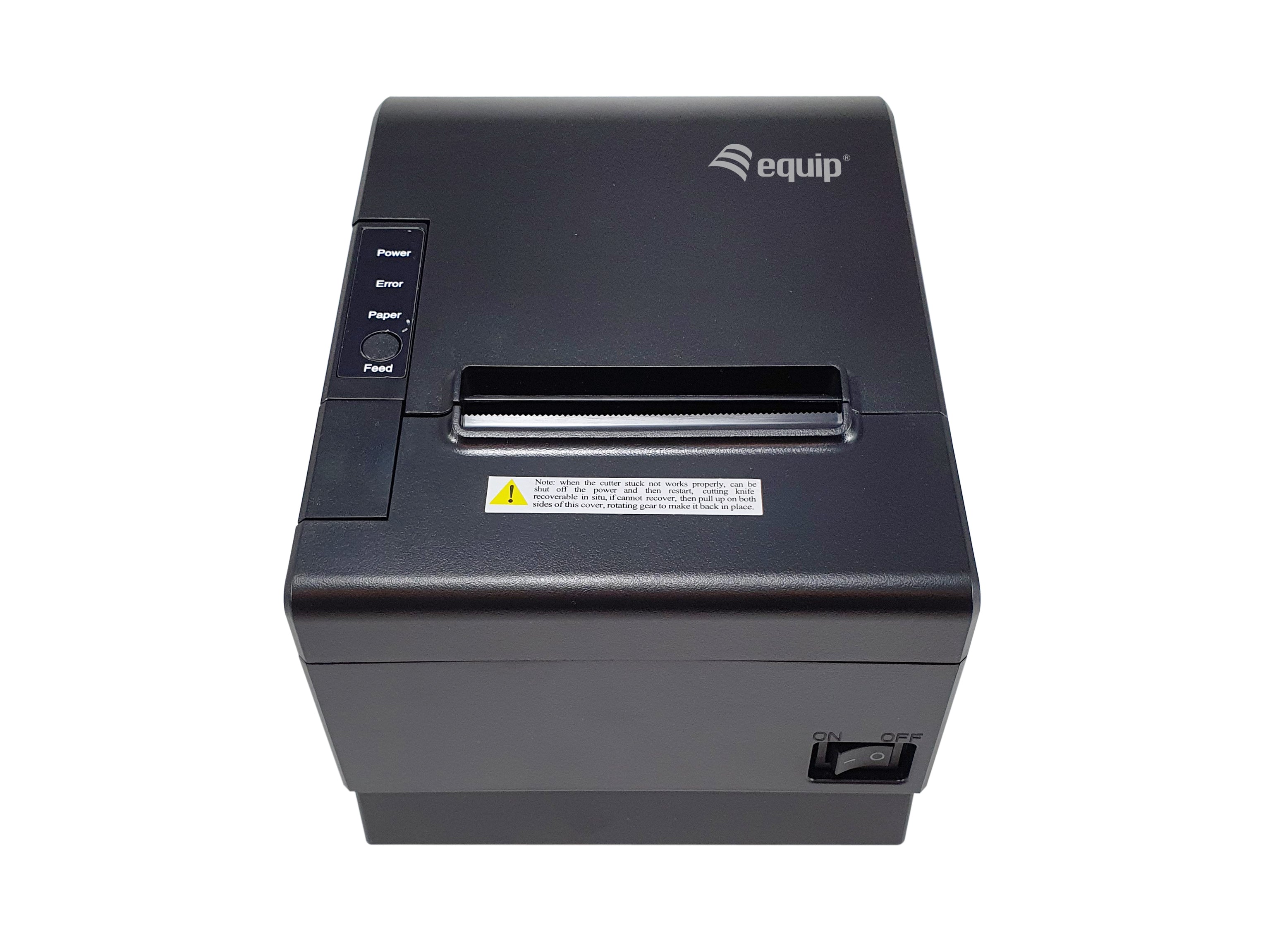 EQUIP 80mm Thermal POS Receipt Printer with Auto Cutter USB/Ethernet/Serial/Cash Drawer connection
