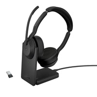 JABRA Evolve2 55 - MS Stereo - Headset - USB-A - with charging stand