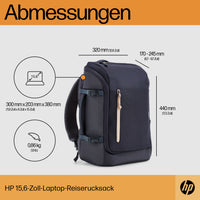 HP INC. 15.6 inch Travel 25 Liter Laptop Backpack - Blue