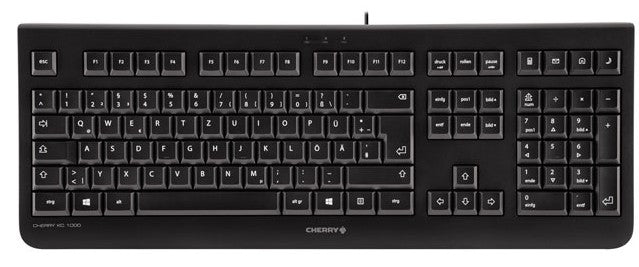 CHERRY KC 1000 - Keyboard - Corded - Swiss QWERTZ - Black