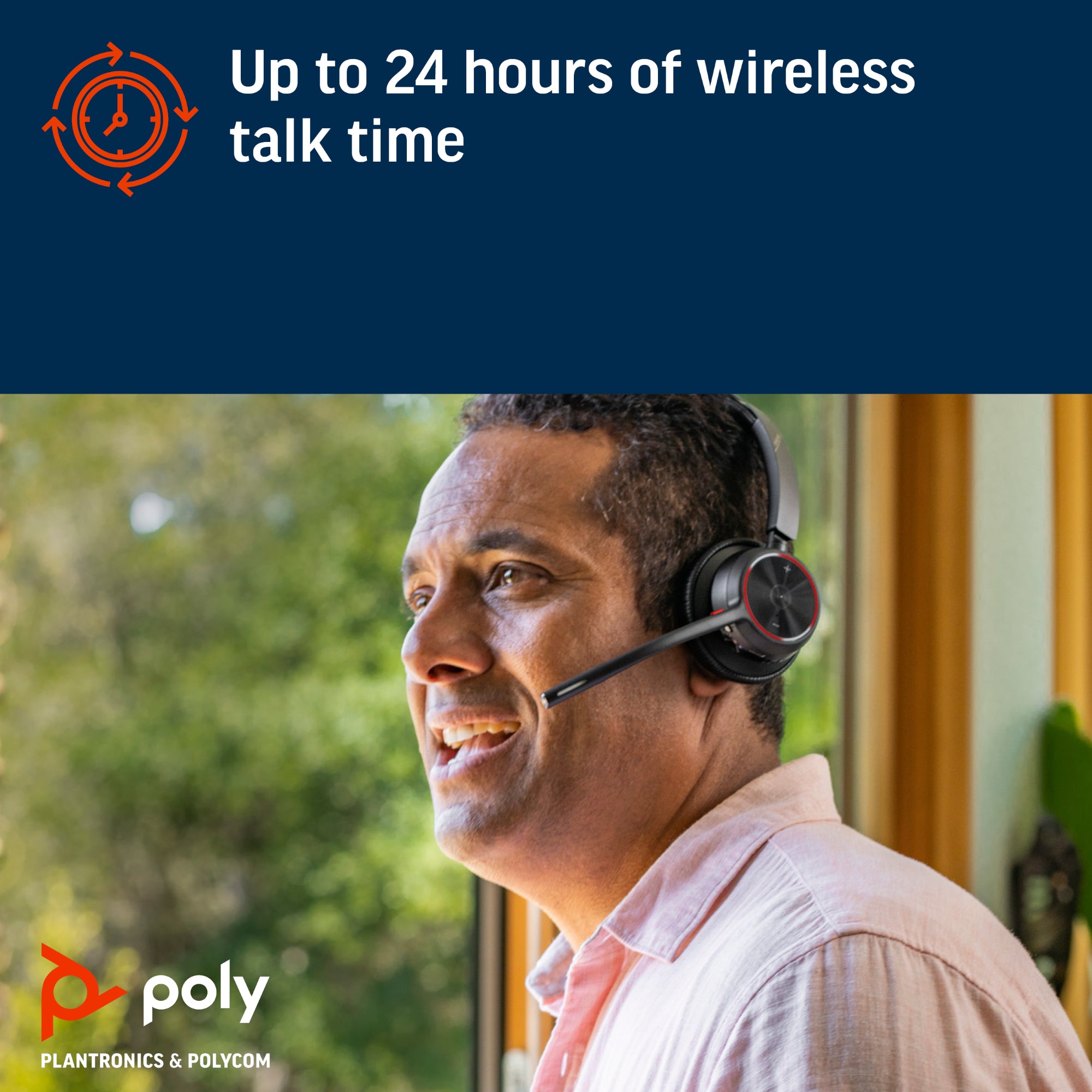 HP INC. Poly Voyager 4320 Microsoft Teams Certified USB-A Headset + BT700 dongle