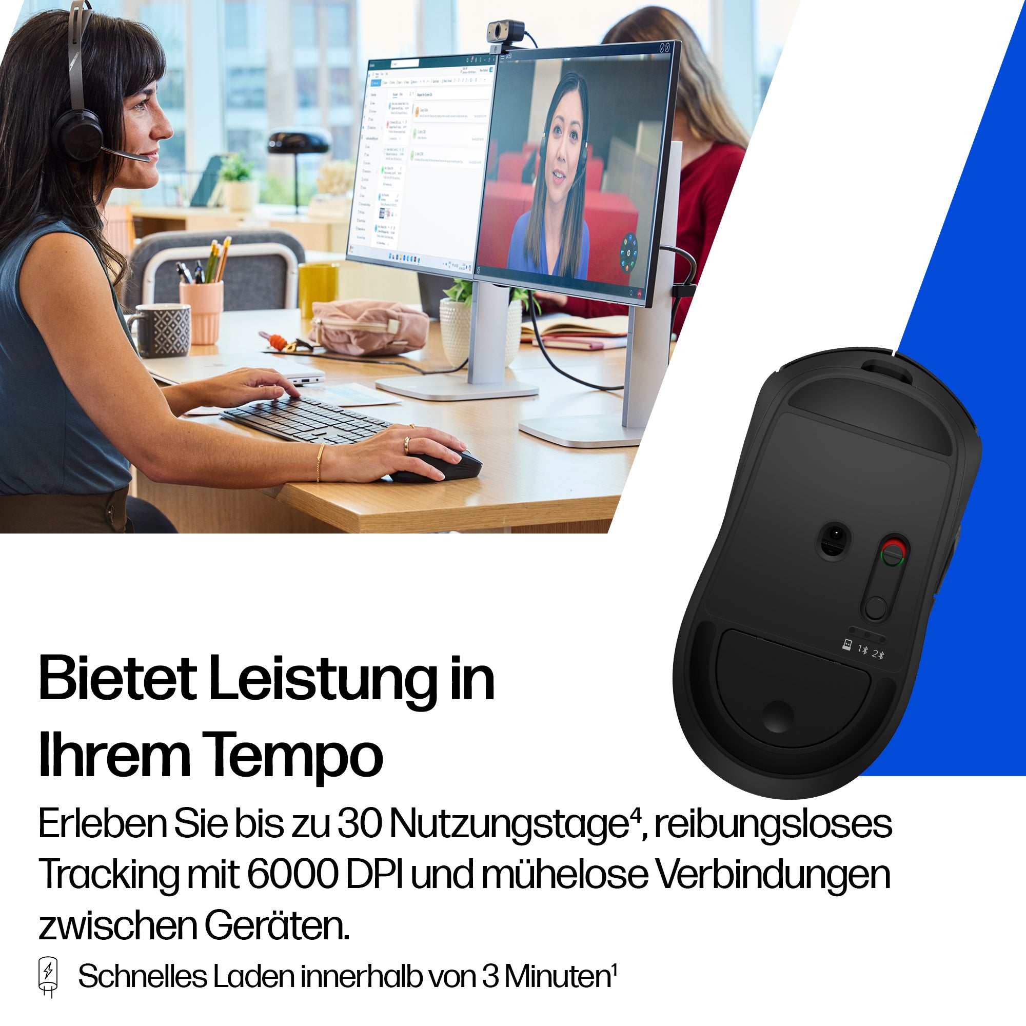 HP INC. 705 Rechargeable Wireless Mouse