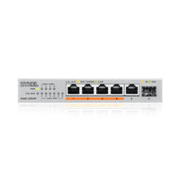 ZYXEL 5 Ports MultiGig Unmanaged Desktop Switch - 2,5G + 1 SFP+ - 4 ports - 70W - PoE++