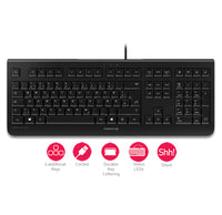 CHERRY KC 1000 - Keyboard - Corded - Swiss QWERTZ - Black