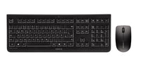 CHERRY DW 3000 - Desktop set - Wireless - AZERTY - Black