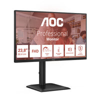 AOC E4 Series - 24 inch - Full HD LED - 1920x1080 - 120hz - Pivot - HAS