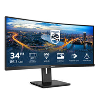 PHILIPS B-Line - 34 inch Curved - UltraWide Quad HD LED Monitor - 3440x1440 - HAS