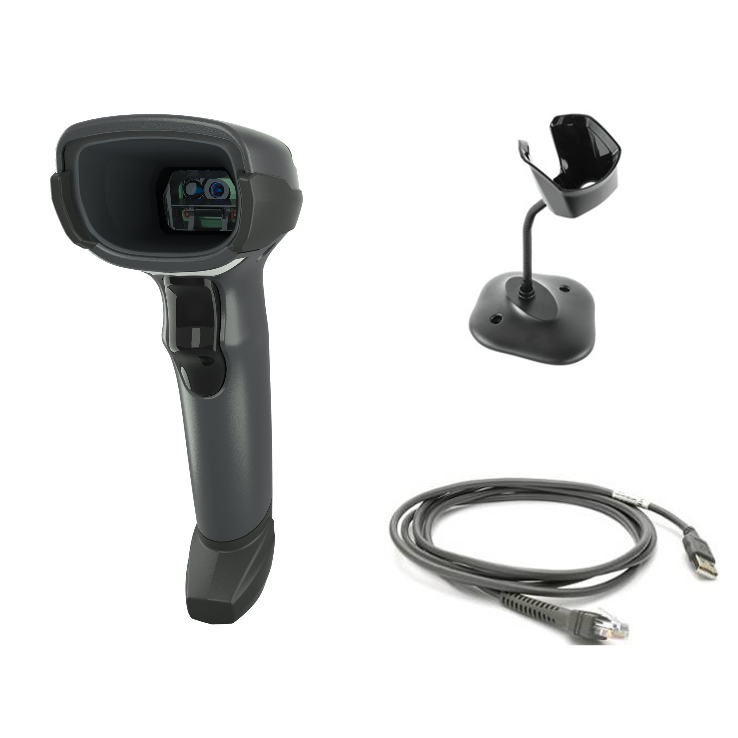 ZEBRA DS4608-SR Handheld Scanner - USB - Stand