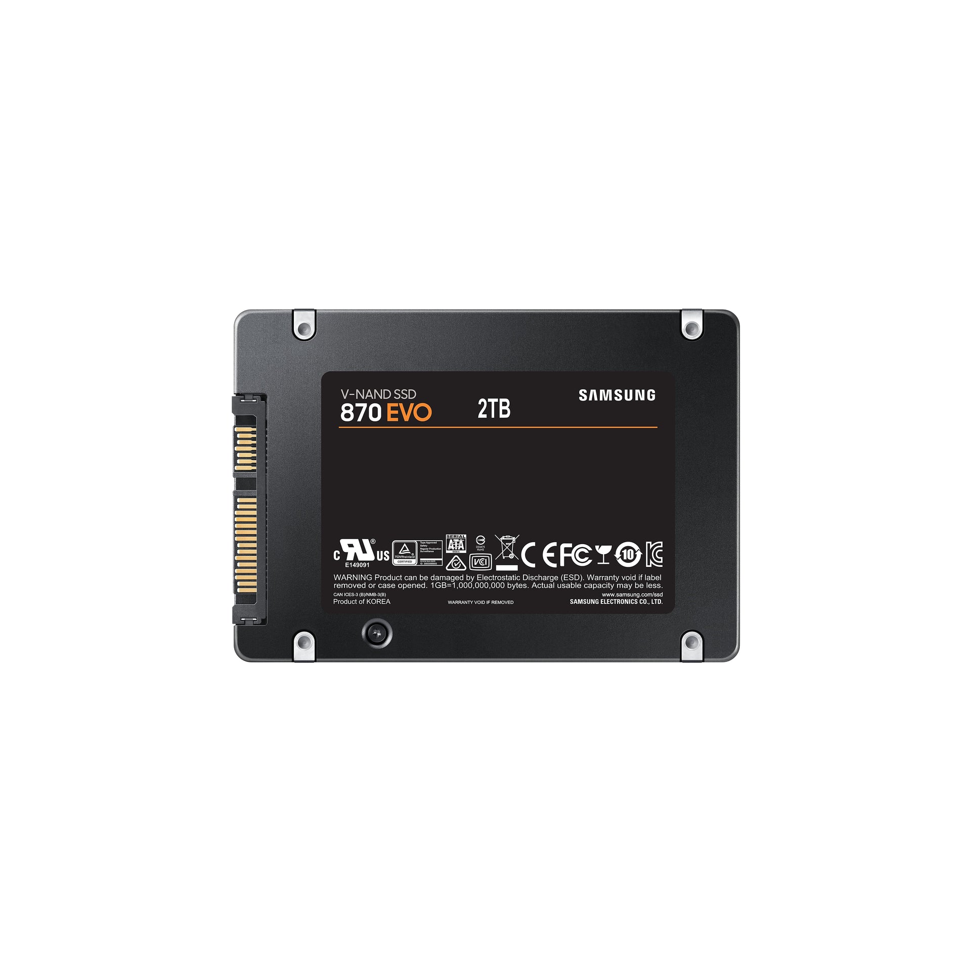 SAMSUNG 870 EVO SATA III 2.5 inch SSD 2TB