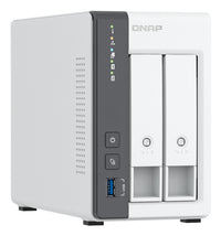 QNAP ARM 4-core Cortex-A55 2.0GHz - NAS Tower - 2x 3.5-inch SATA 6Gb/s