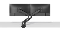NEOMOUNTS NEXT Slim Dual Monitor Arm - 17-32inch - 1-9 kg/screen (curved 8 kg/screen) - Gas Spring - 180 Degrees - Stop Mechanism - Topfix