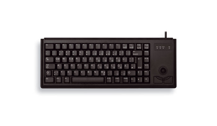 CHERRY G84-4400 TRACKBALL - Mechanical Keyboard - Corded - QWERTY - Black