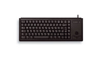 CHERRY G84-4400 TRACKBALL - Mechanical Keyboard - Corded - QWERTY - Black