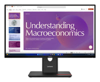 LENOVO ThinkVision T24D-40 - 24 inch - Full HD IPS LED Monitor - 1920x1080 - Pivot / HAS / RJ45 / USB-C