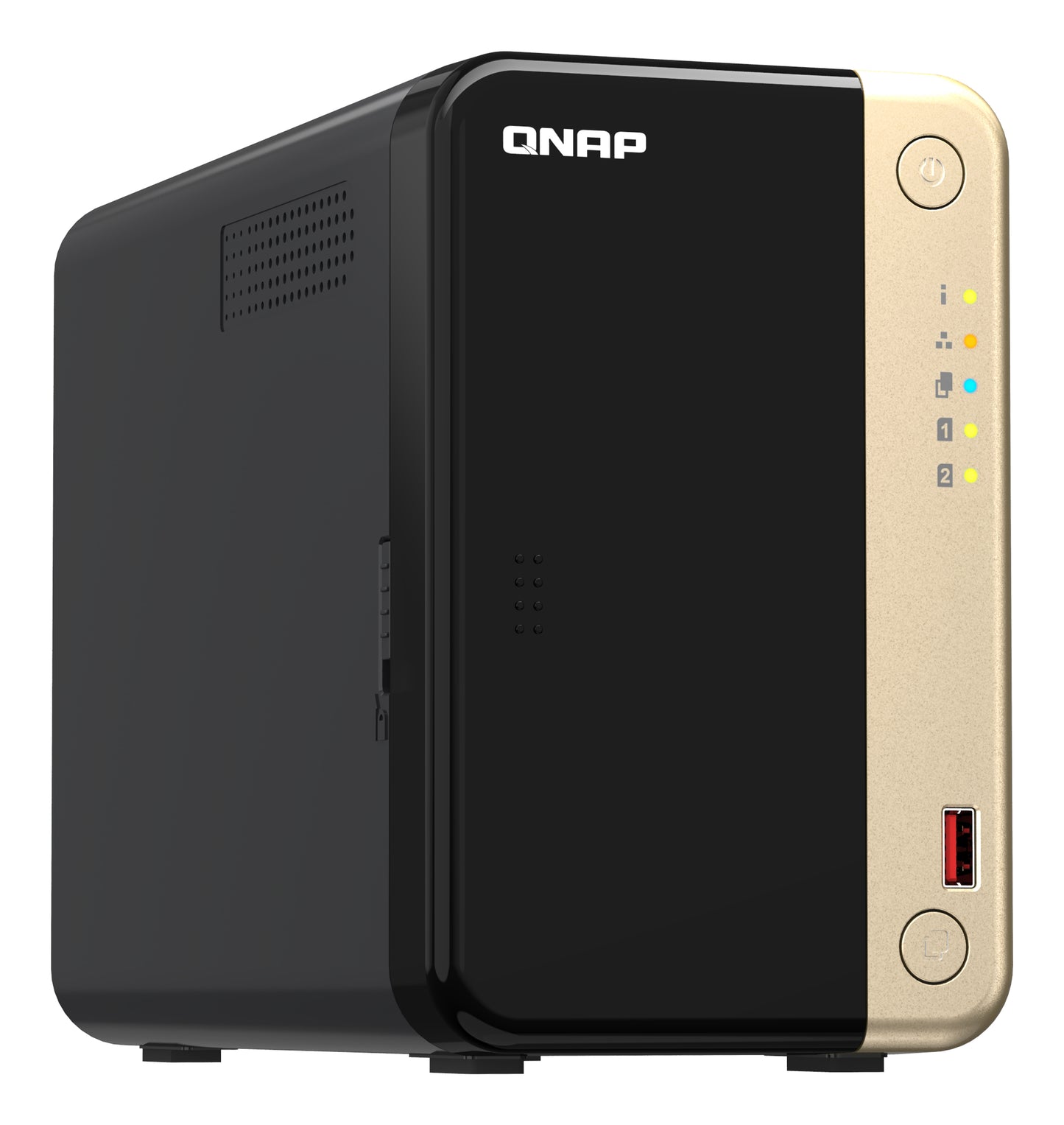 QNAP Intel Celeron N5095 2 GHz - NAS Tower - 2 x 3.5 inch SATA 6Gb/s - 8GB