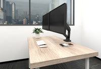 EQUIP 17 inch - 32 inch Interactive Desk Mount Dual Monitor Bracket