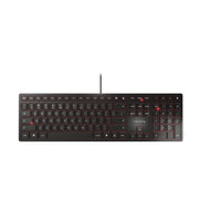 CHERRY KC 6000 SLIM - Keyboard - Corded - QWERTY - Black
