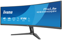 IIYAMA ProLite 45 inch - Curved - UltraWide Dual Quad HD VA LED Monitor - 5120x1440 - USB-C Dock - HAS / RJ45