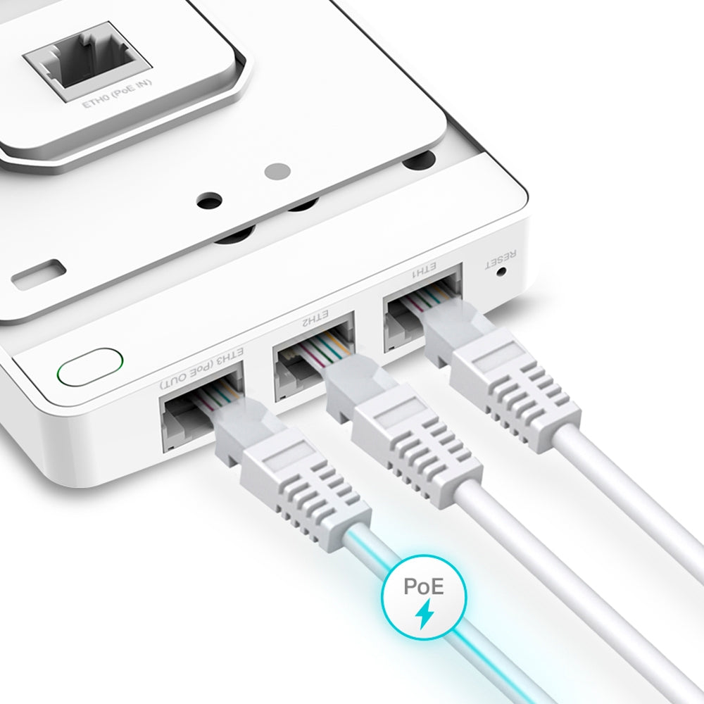TP-LINK OMADA EAP615-WALL - AX1800 Wall Plate WiFi 6 Access Point