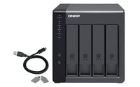 QNAP TR-004 HDD/SSD enclosure - 2.5 inch / 3.5 inch - Black