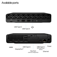 HP INC. EliteDesk 8 Mini G1i Desktop PC - Intel Core Ultra 7 265T - 16GB RAM - 512GB SSD - Windows 11 Pro - #AKD - QWERTY US - [ POLISH]