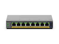 NETGEAR 8 - Port Unmanaged Gigabit PoE - Full Duplex