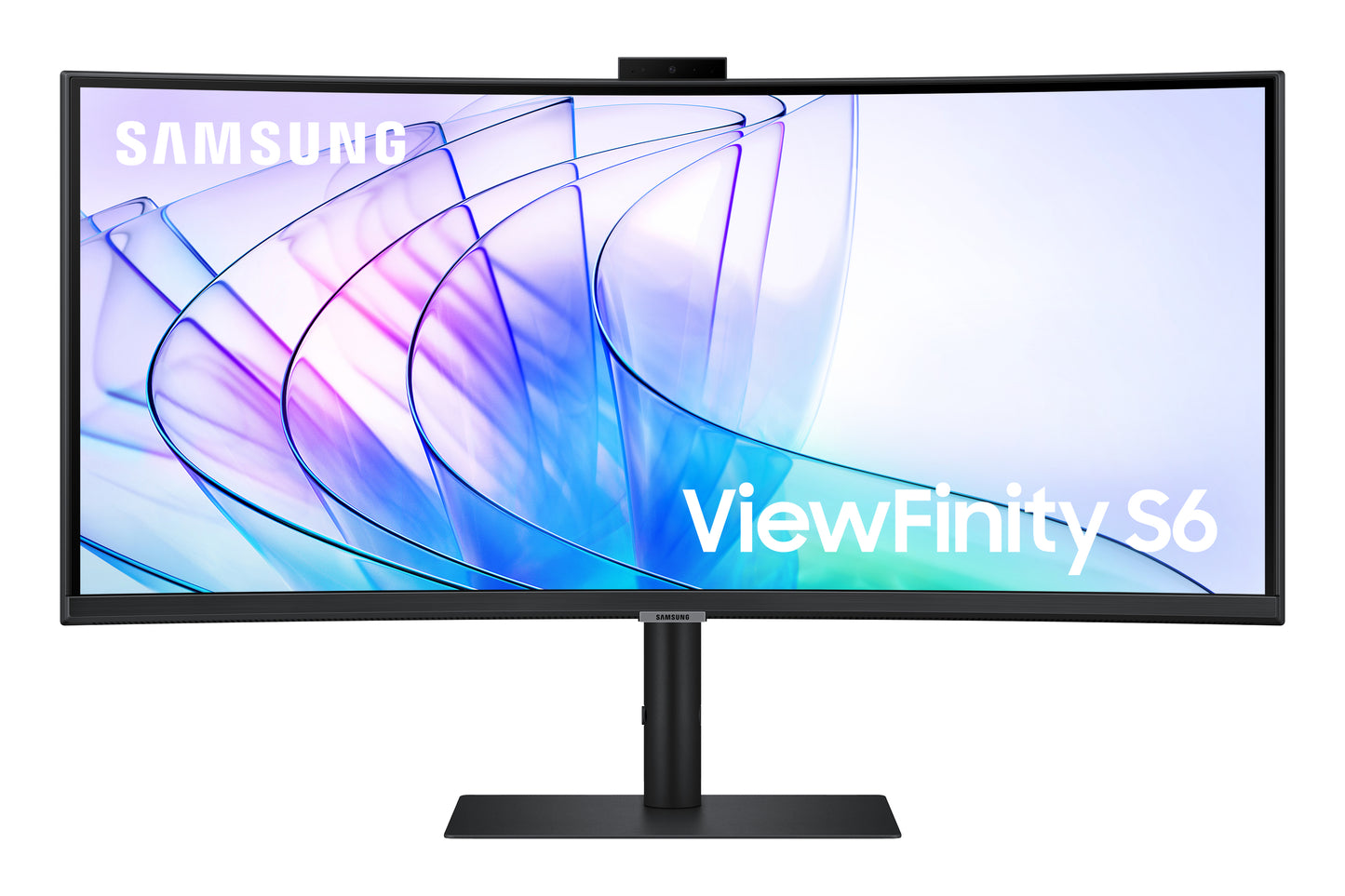 SAMSUNG ViewFinity S6 - 34 inch Curved - UltraWide Quad HD VA LED Monitor - 3440x1440 - HAS / RJ45 / USB-C / Webcam